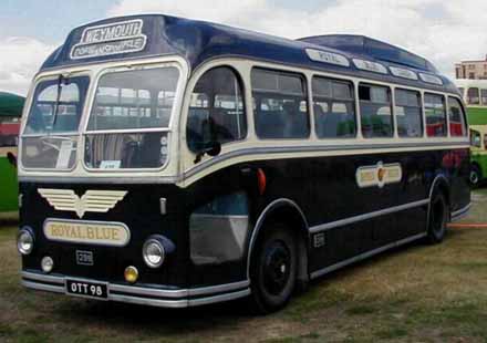 Royal Blue Bristol LS coach